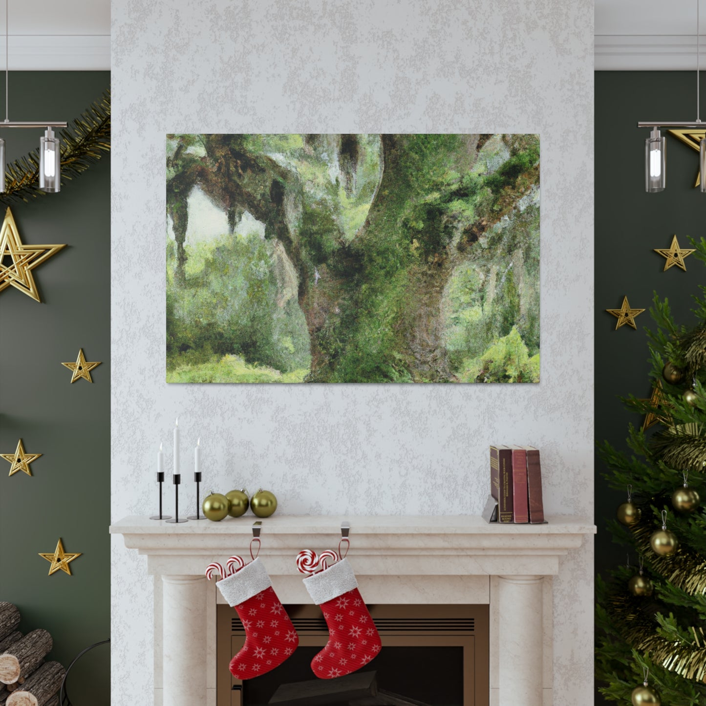 Mystic Moss Tree. - Canvas