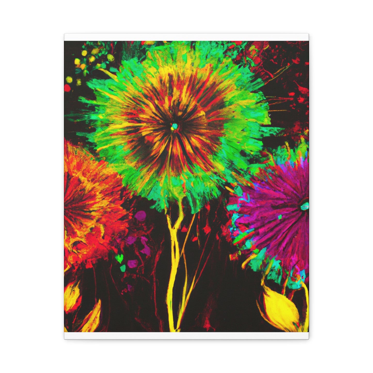 Radiant Blooms. - Canvas