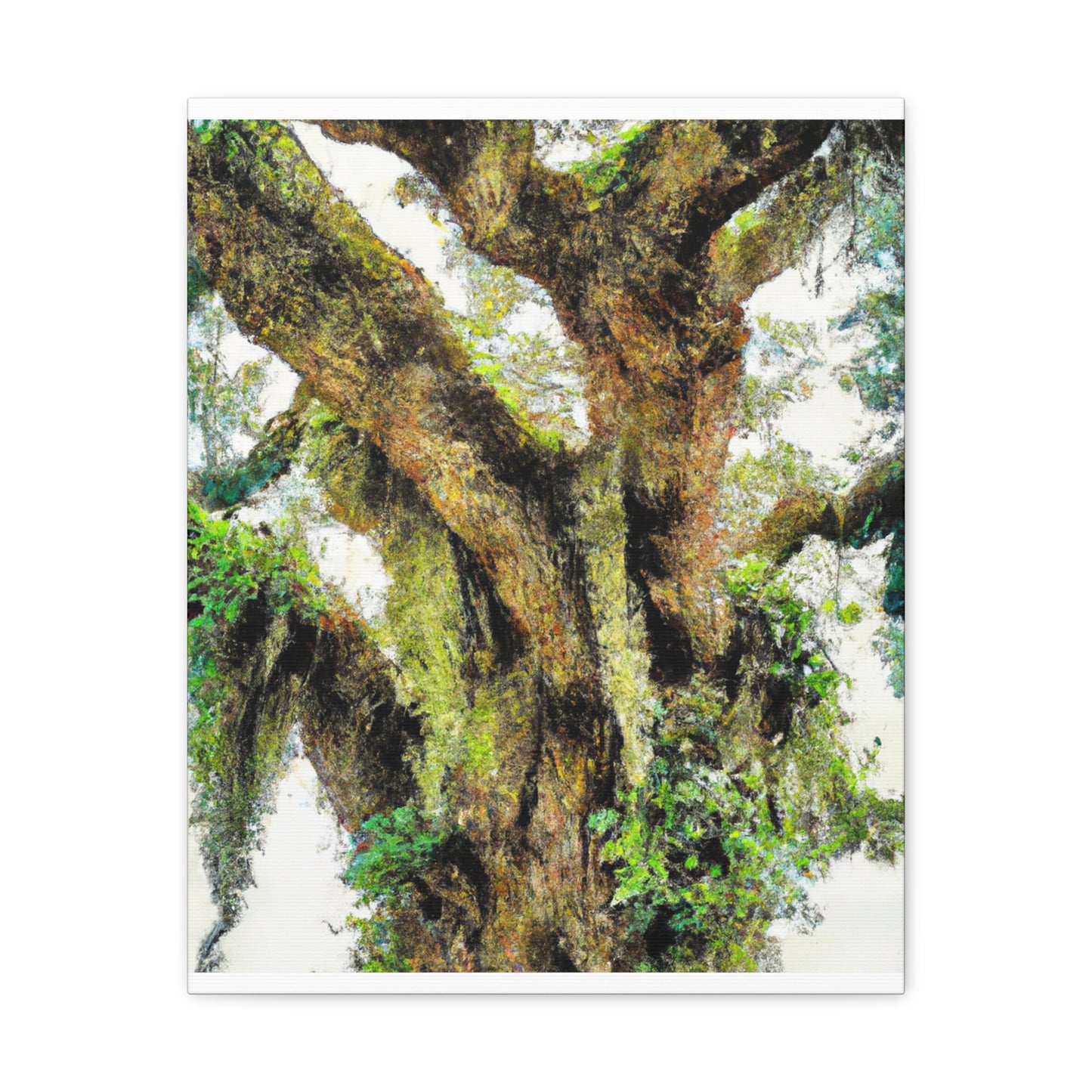 Vivid Woodland Scene - Canvas
