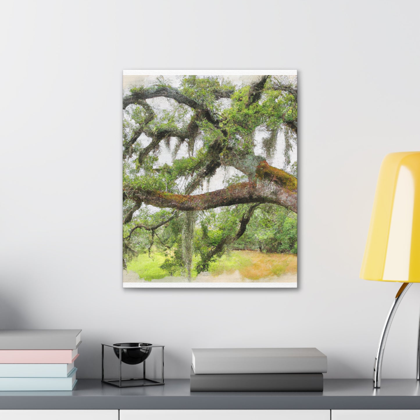 Faded Grandeur Oak. - Canvas