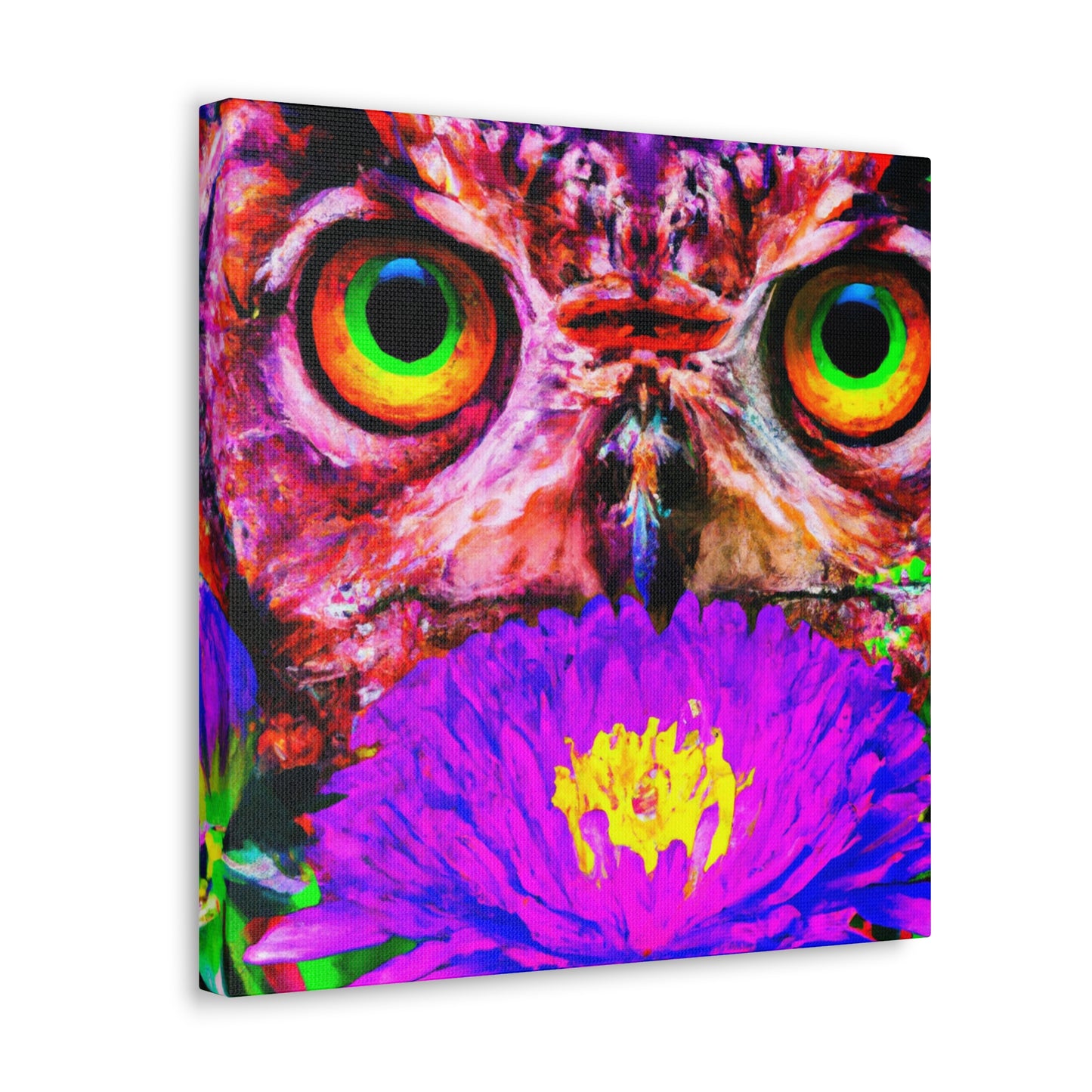 Owl's Oasis - Canvas