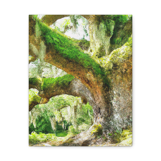 Vibrant Oak Harmony - Canvas