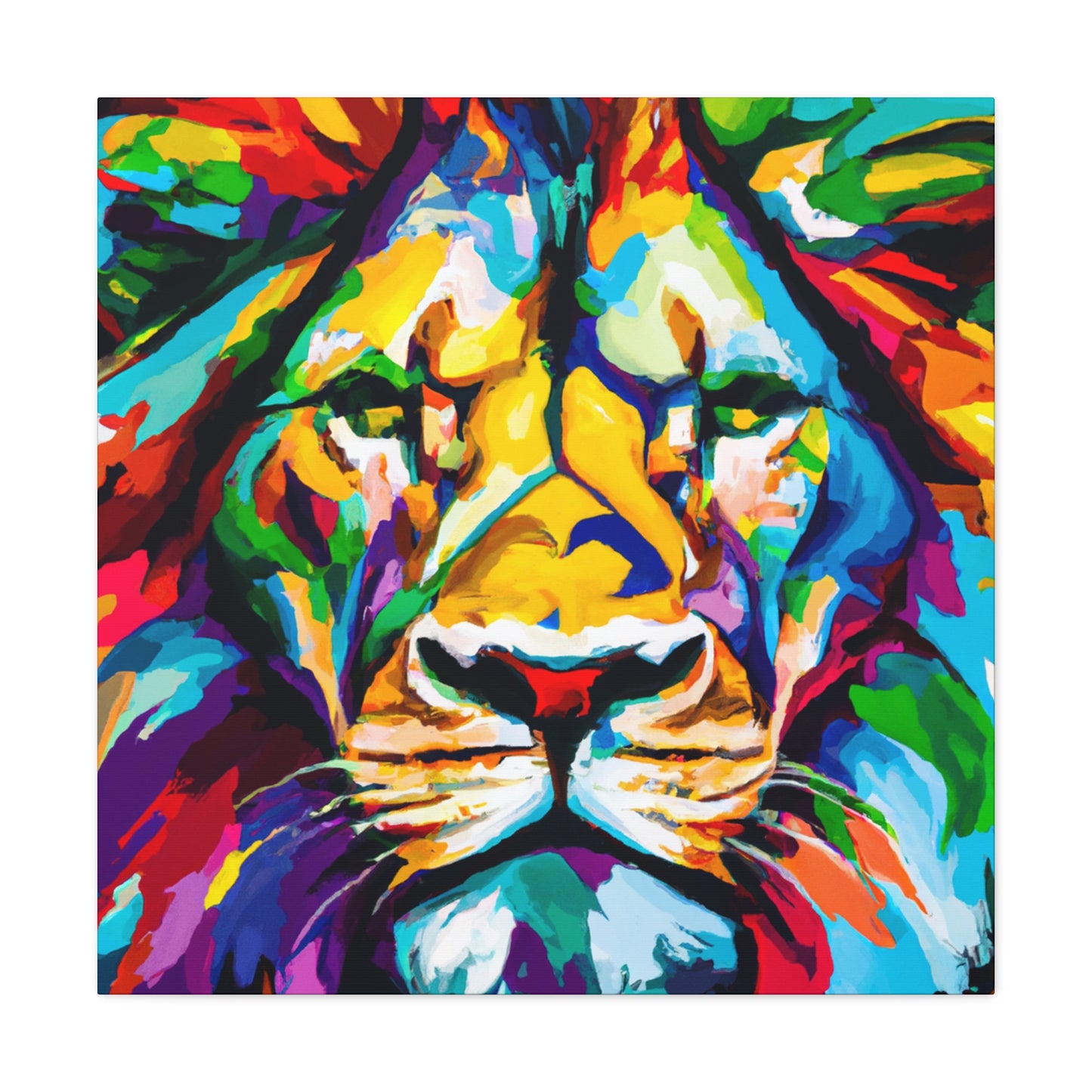 Lion Prism. - Canvas