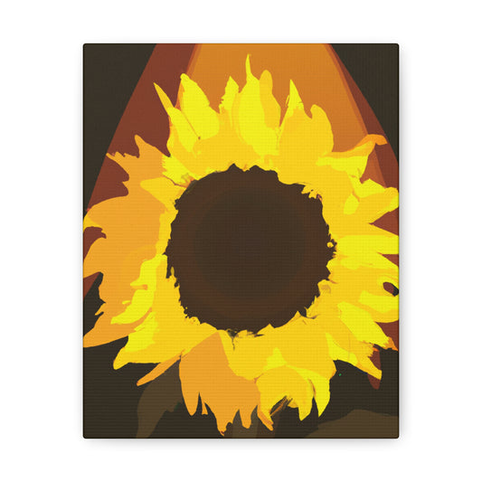 Divine Sun Petal. - Canvas