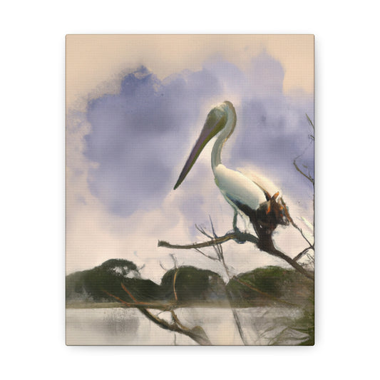 "Aquatic Pelican Dream" - Canvas