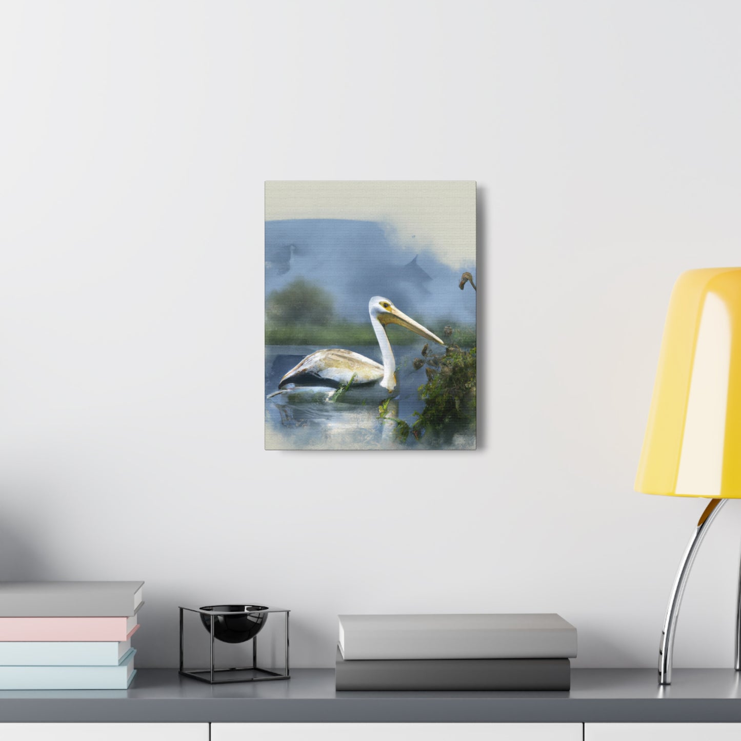 Majestic Water Pelican - Canvas