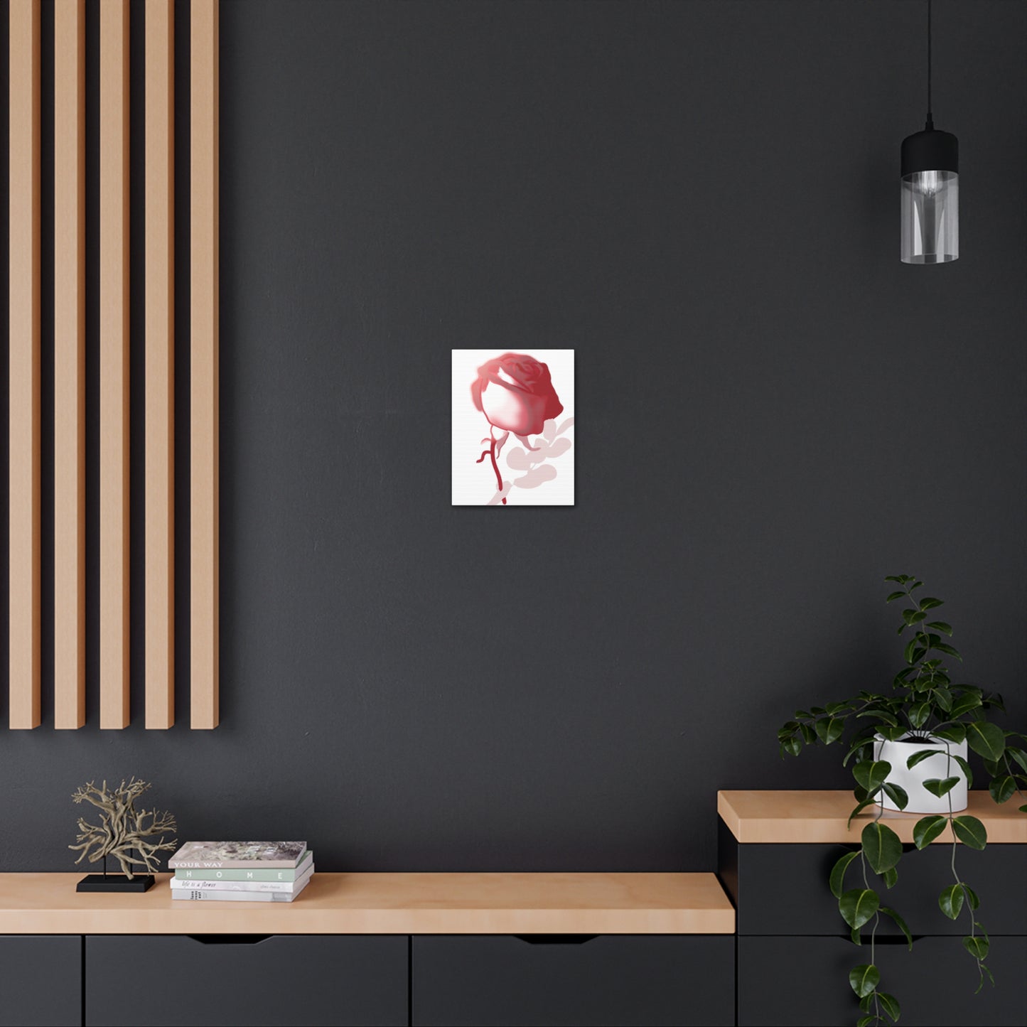 Abstract Floral Blush - Canvas