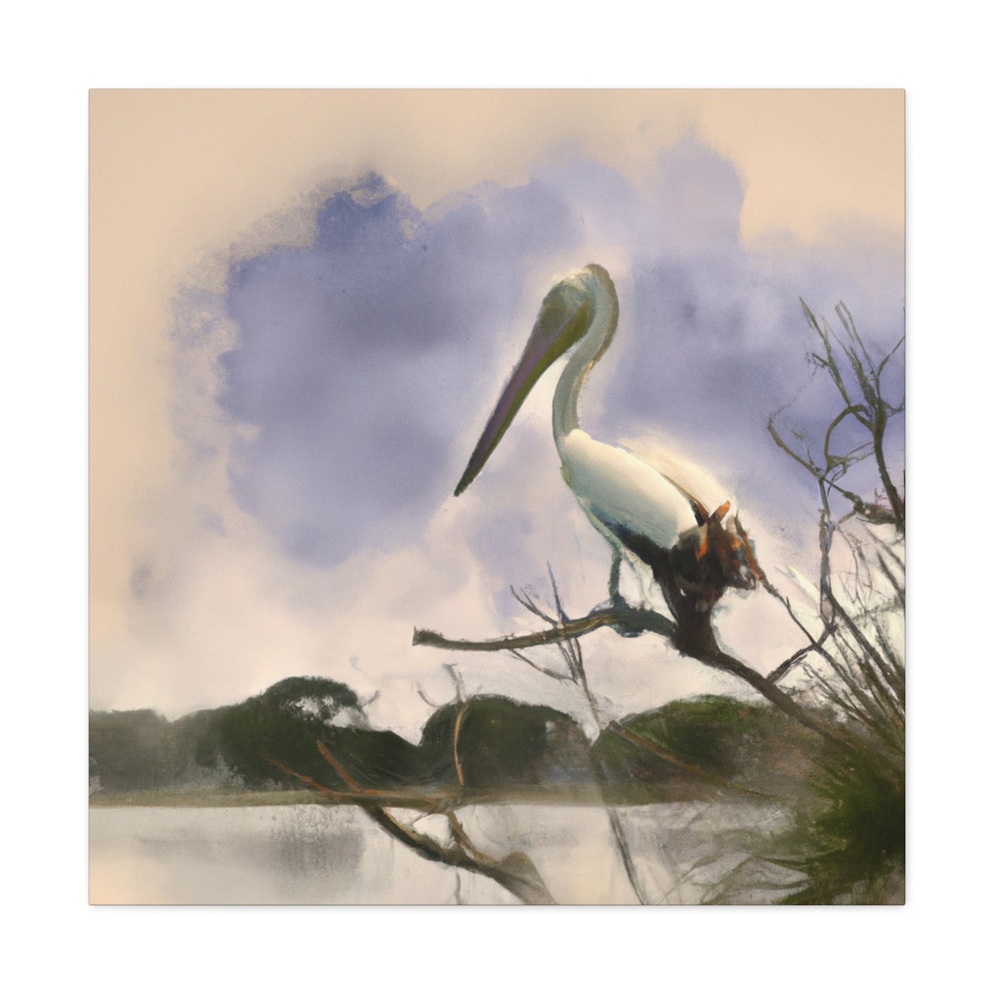 "Aquatic Pelican Dream" - Canvas