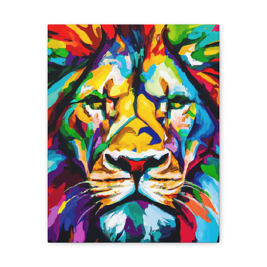 Lion Prism. - Canvas