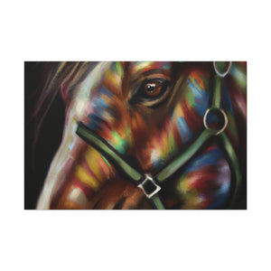 "Vivid Steed". - Canvas