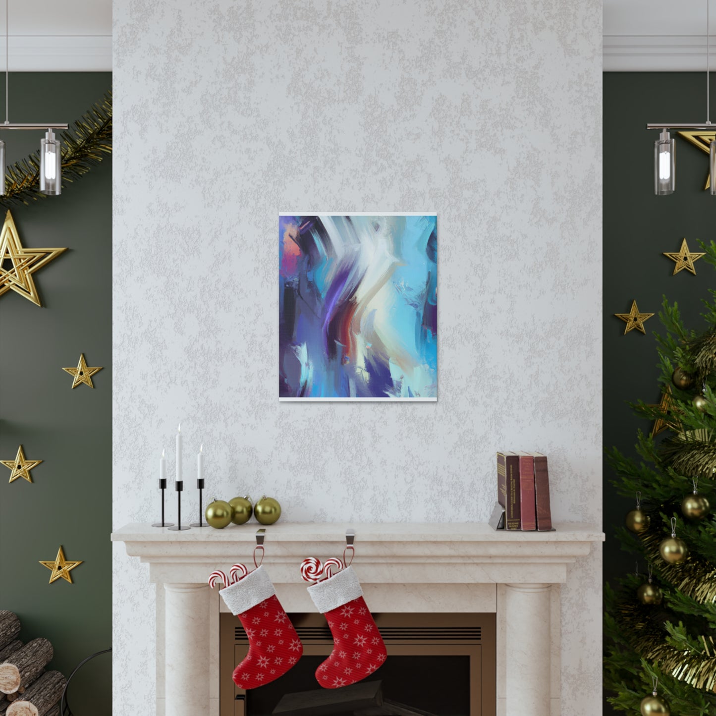 Colorful Splatter Unleashed. - Canvas