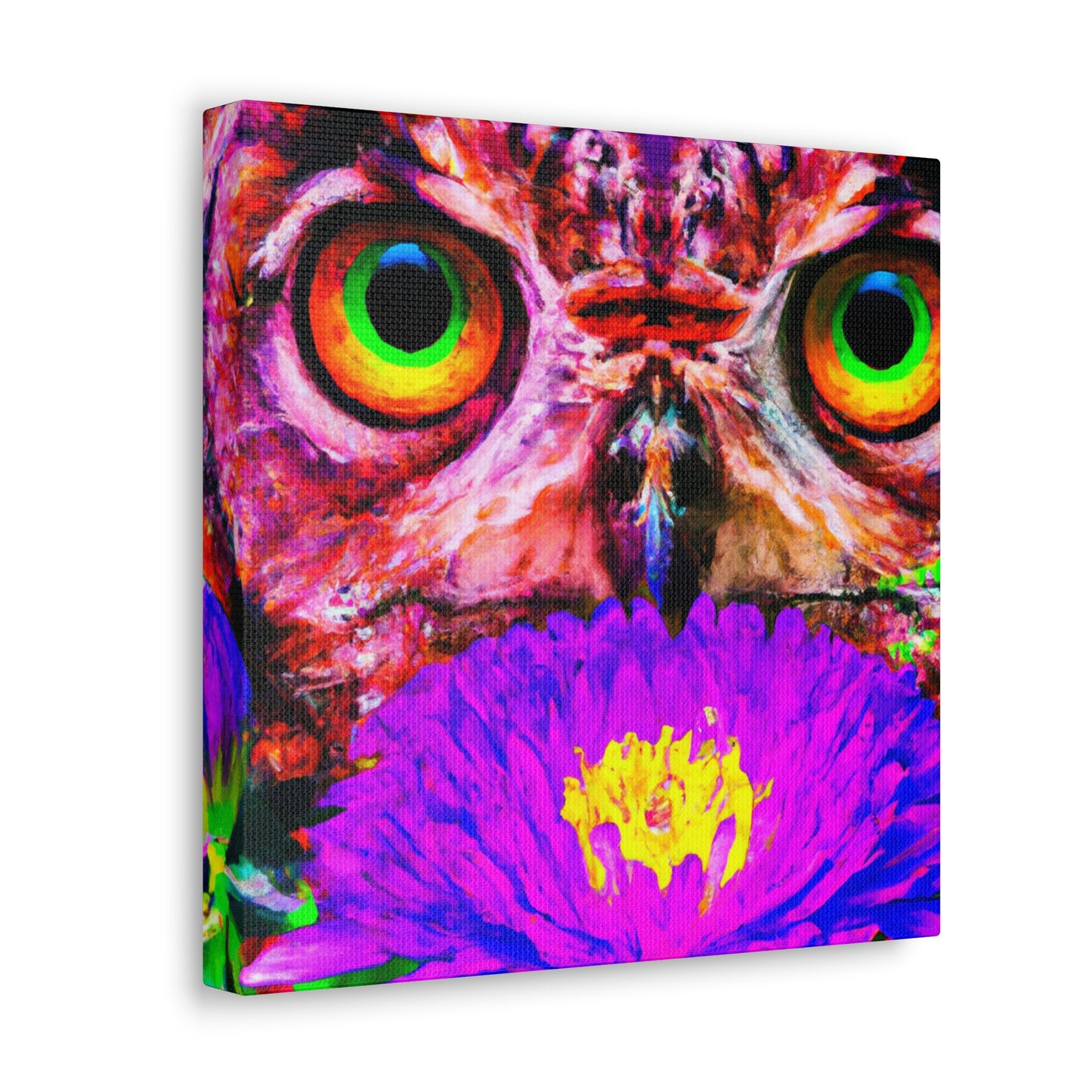 Owl's Oasis - Canvas