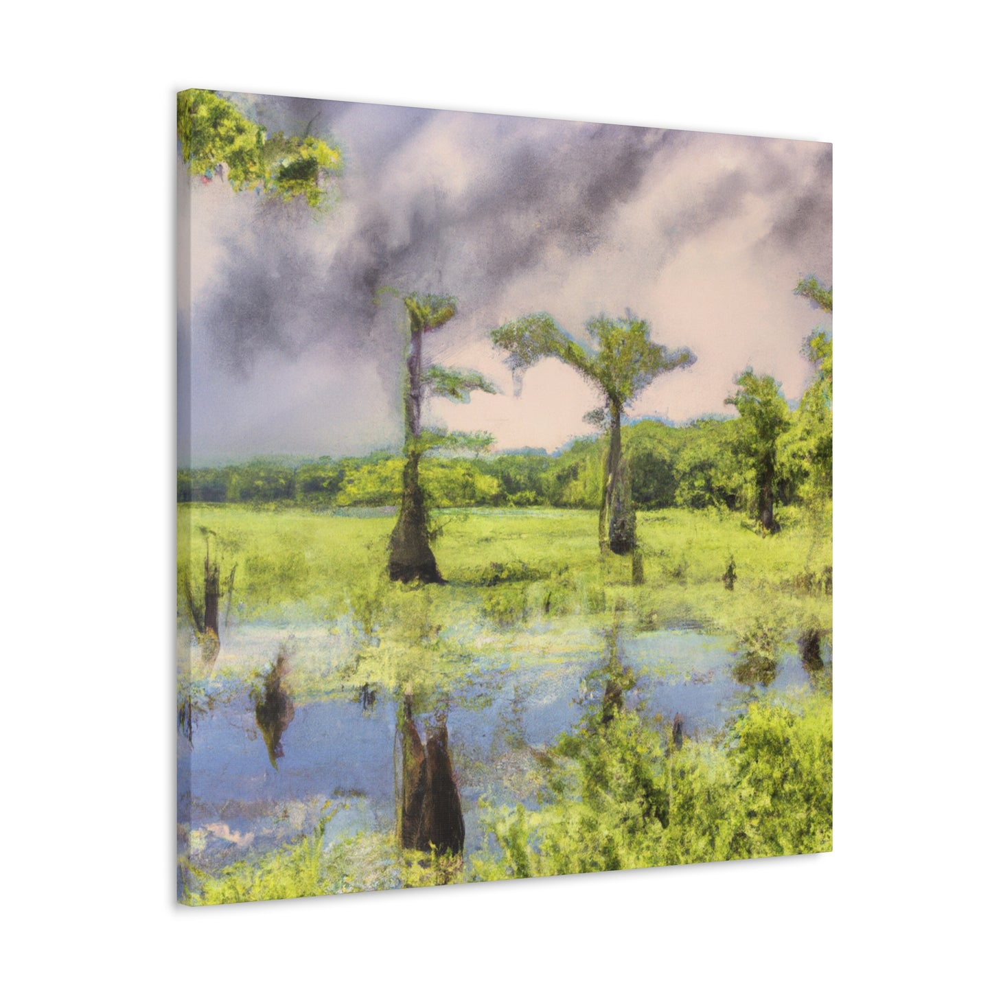 Dreamy Cypress Eden - Canvas