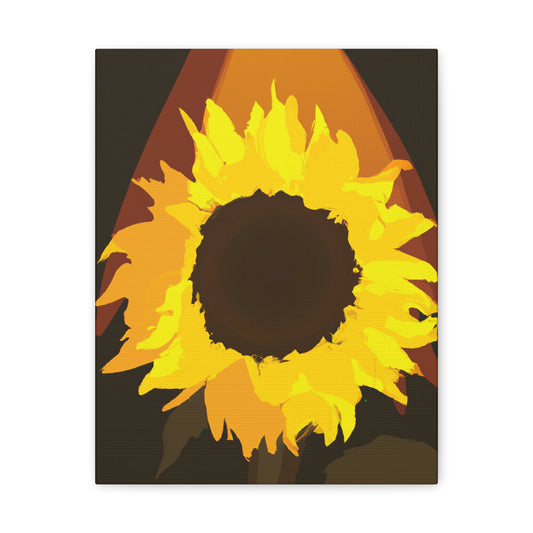 Divine Sun Petal. - Canvas