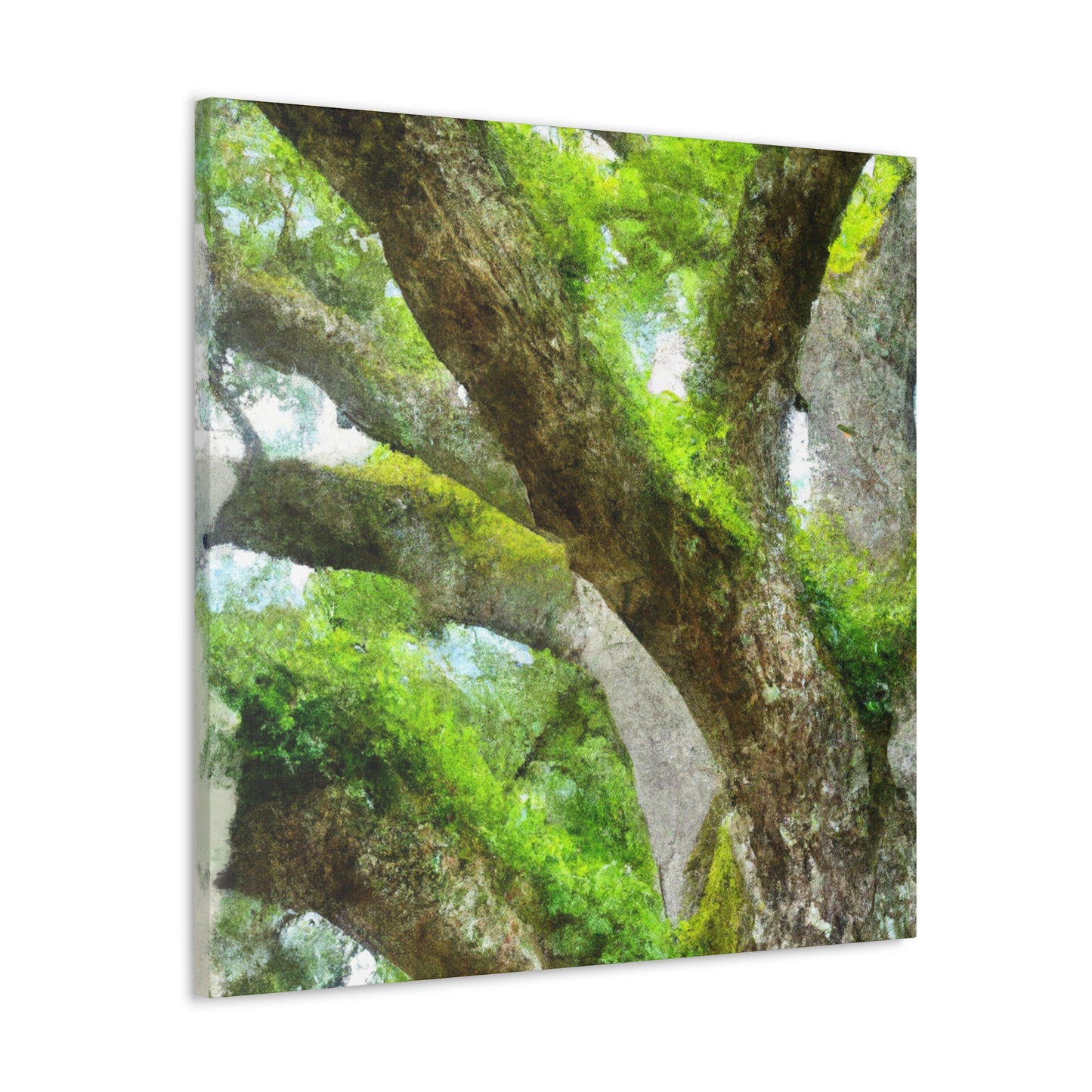 Vibrant Forest Dream. - Canvas