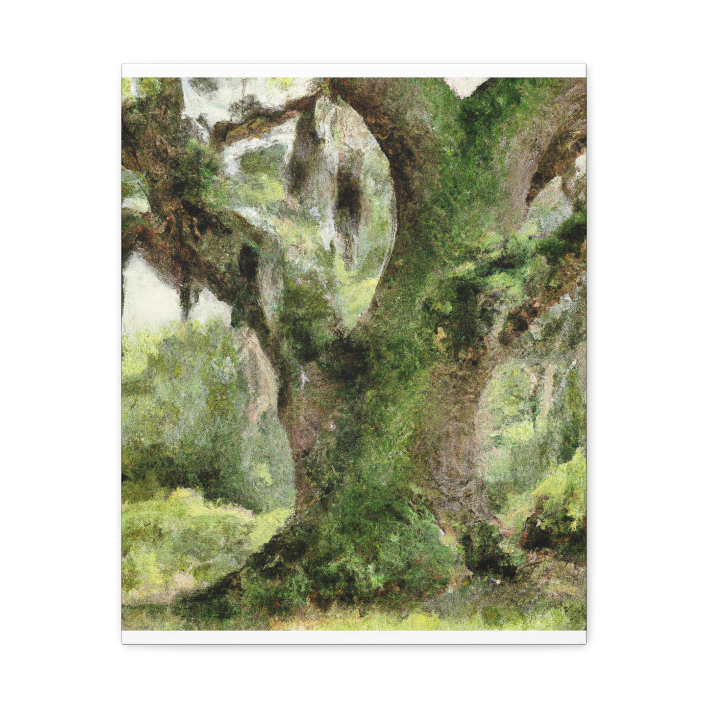 Mystic Moss Tree. - Canvas