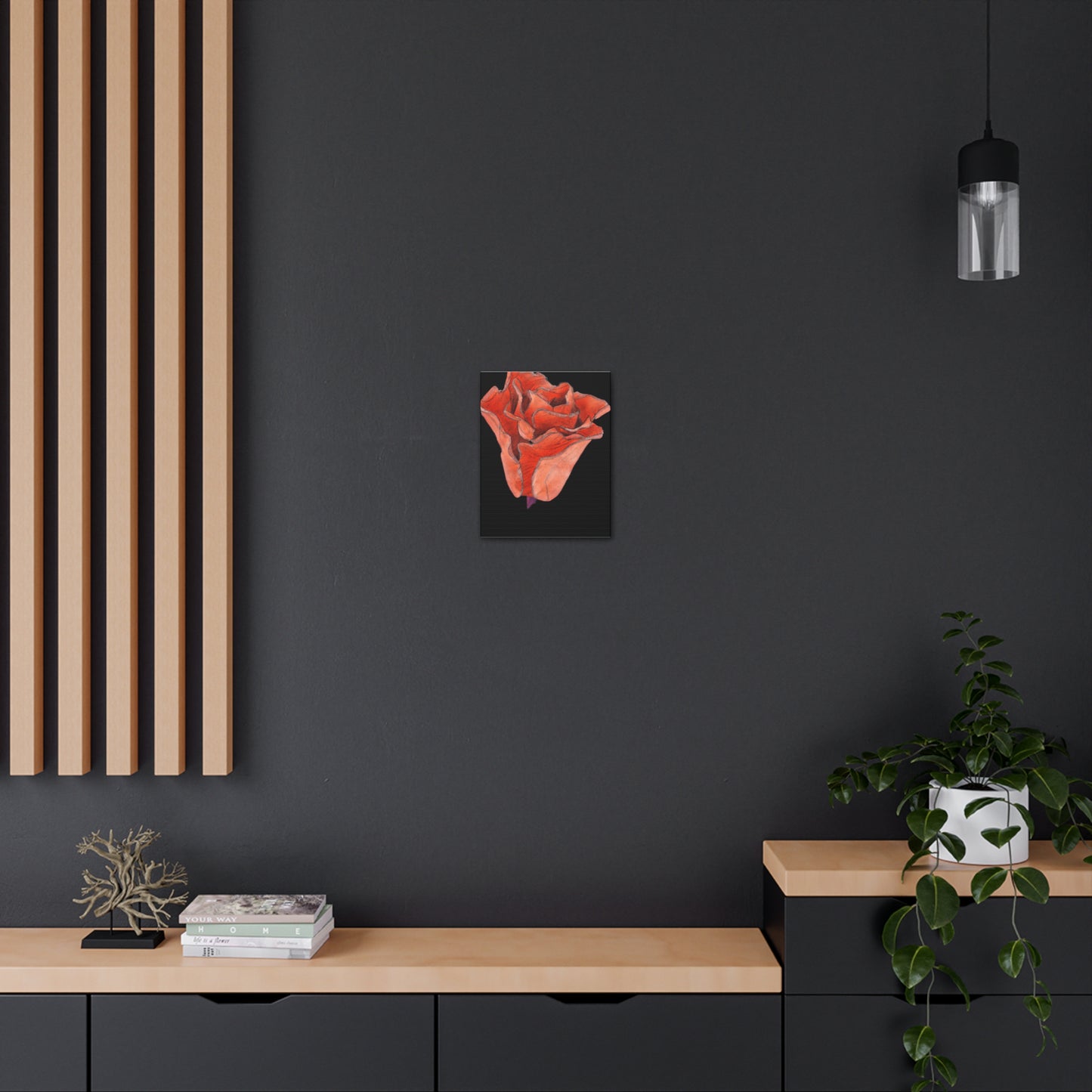 Abstract Blush Bloom - Canvas