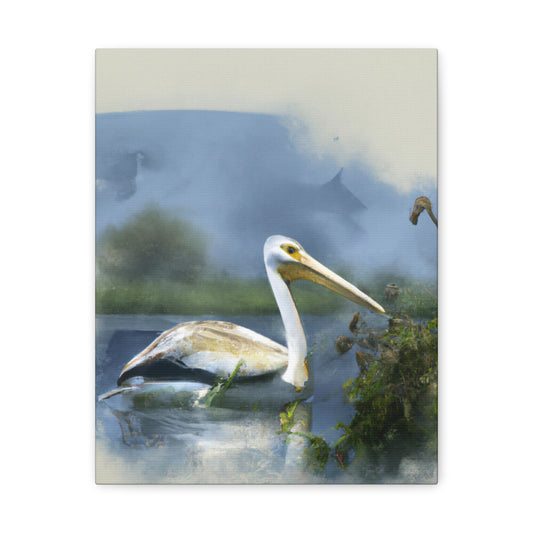 Majestic Water Pelican - Canvas
