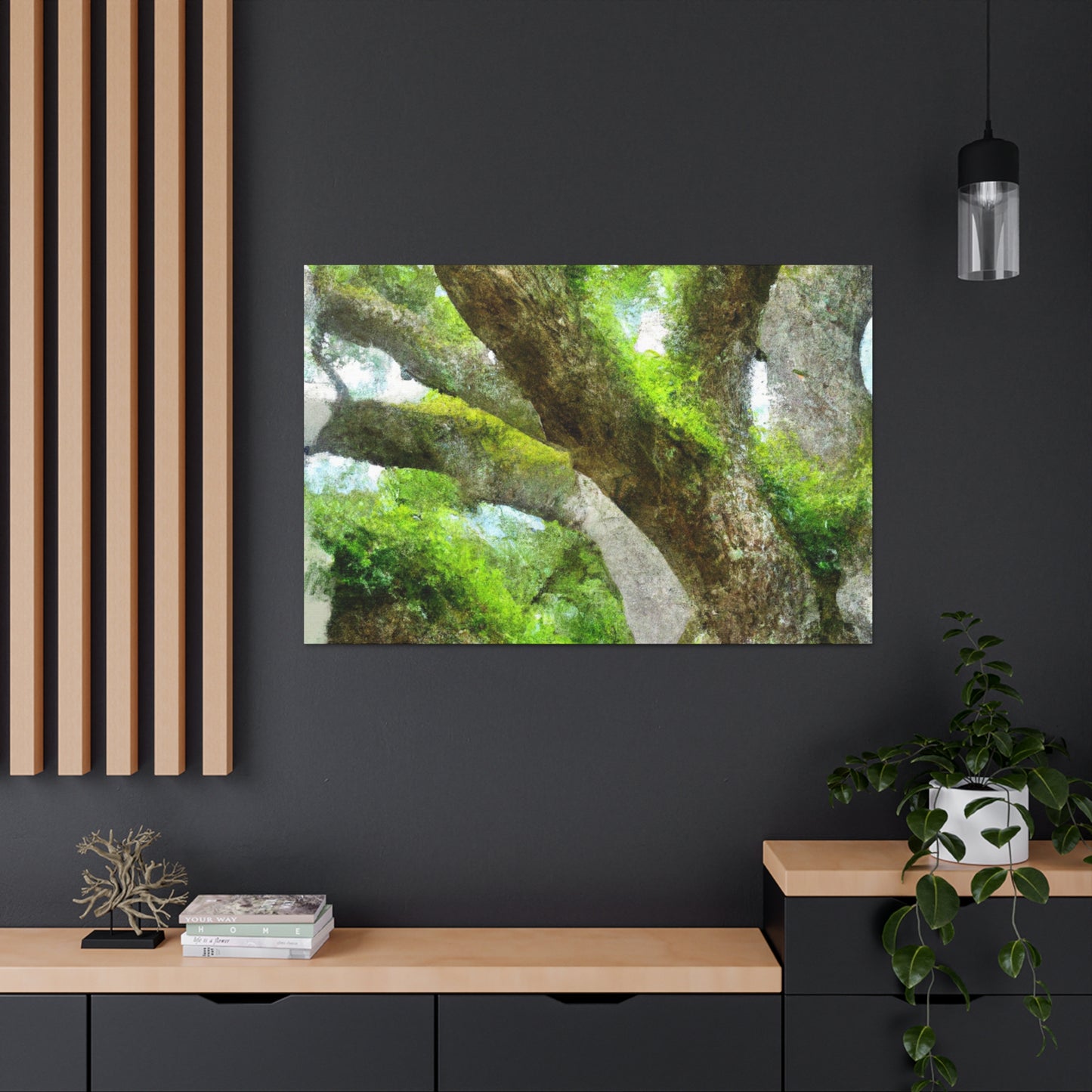 Vibrant Forest Dream. - Canvas