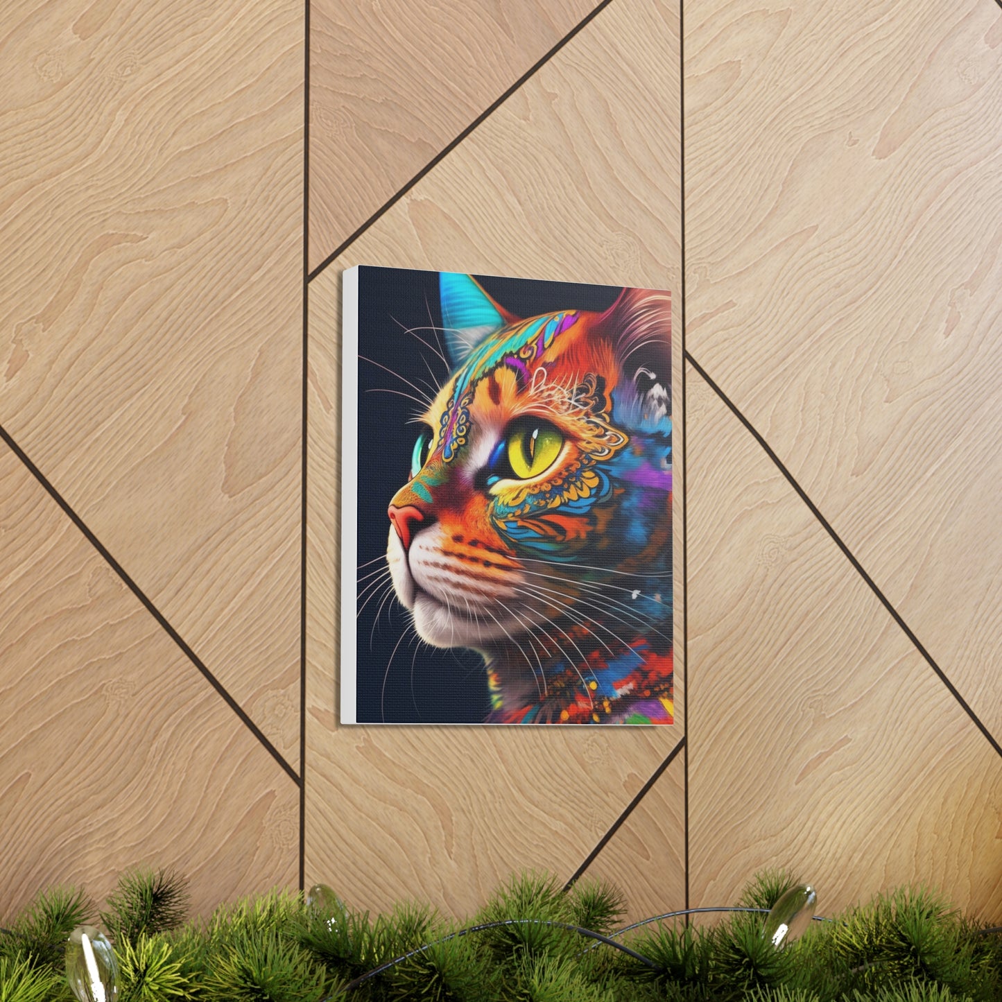 Whimsical Kitty - Canvas