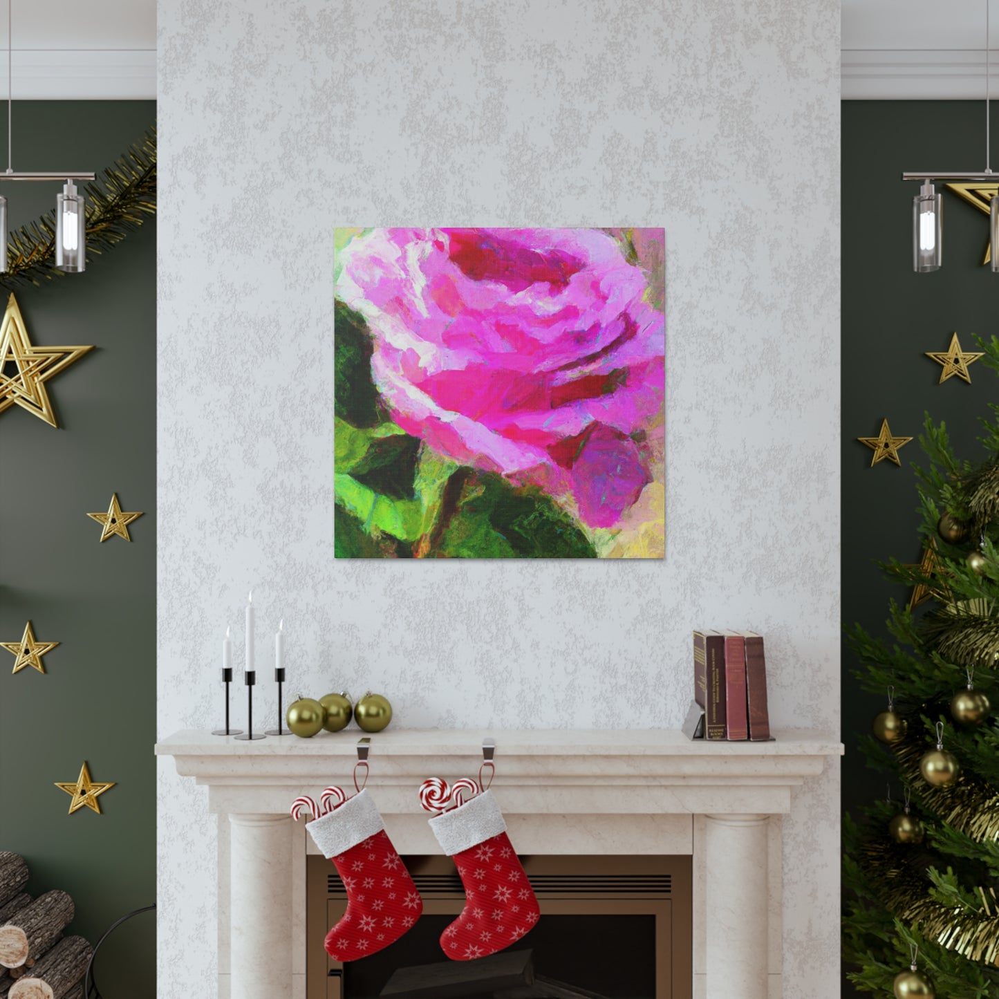 Rose Reflection Dream. - Canvas