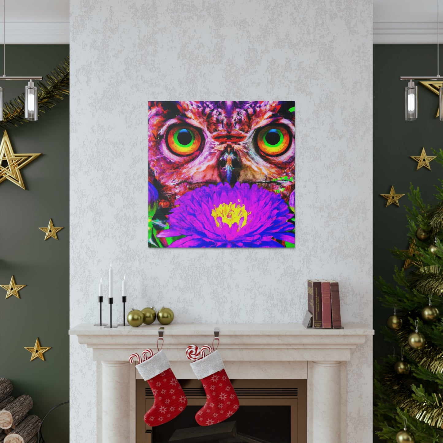 Owl's Oasis - Canvas