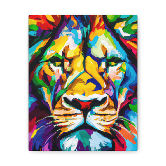 Lion Prism. - Canvas
