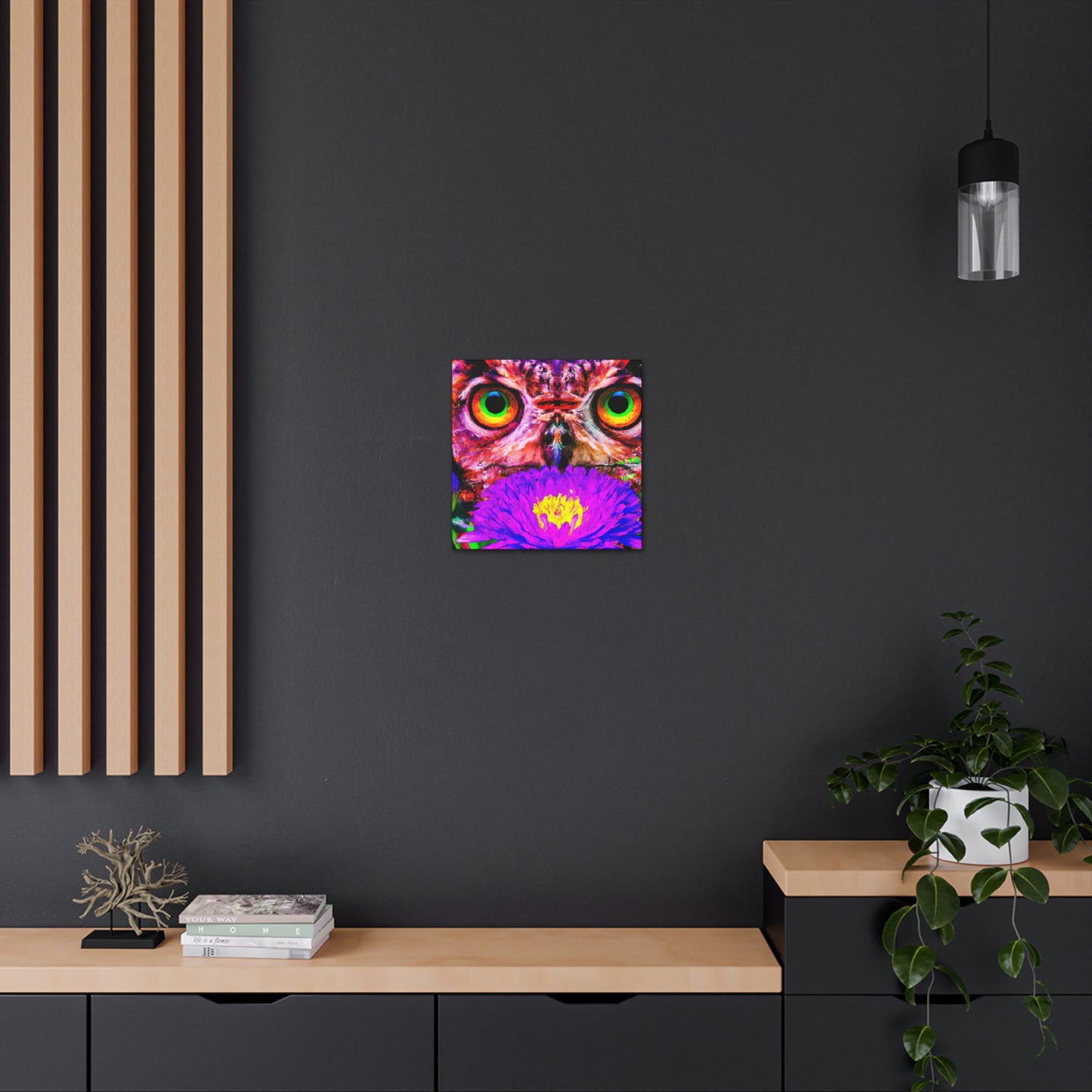 Owl's Oasis - Canvas