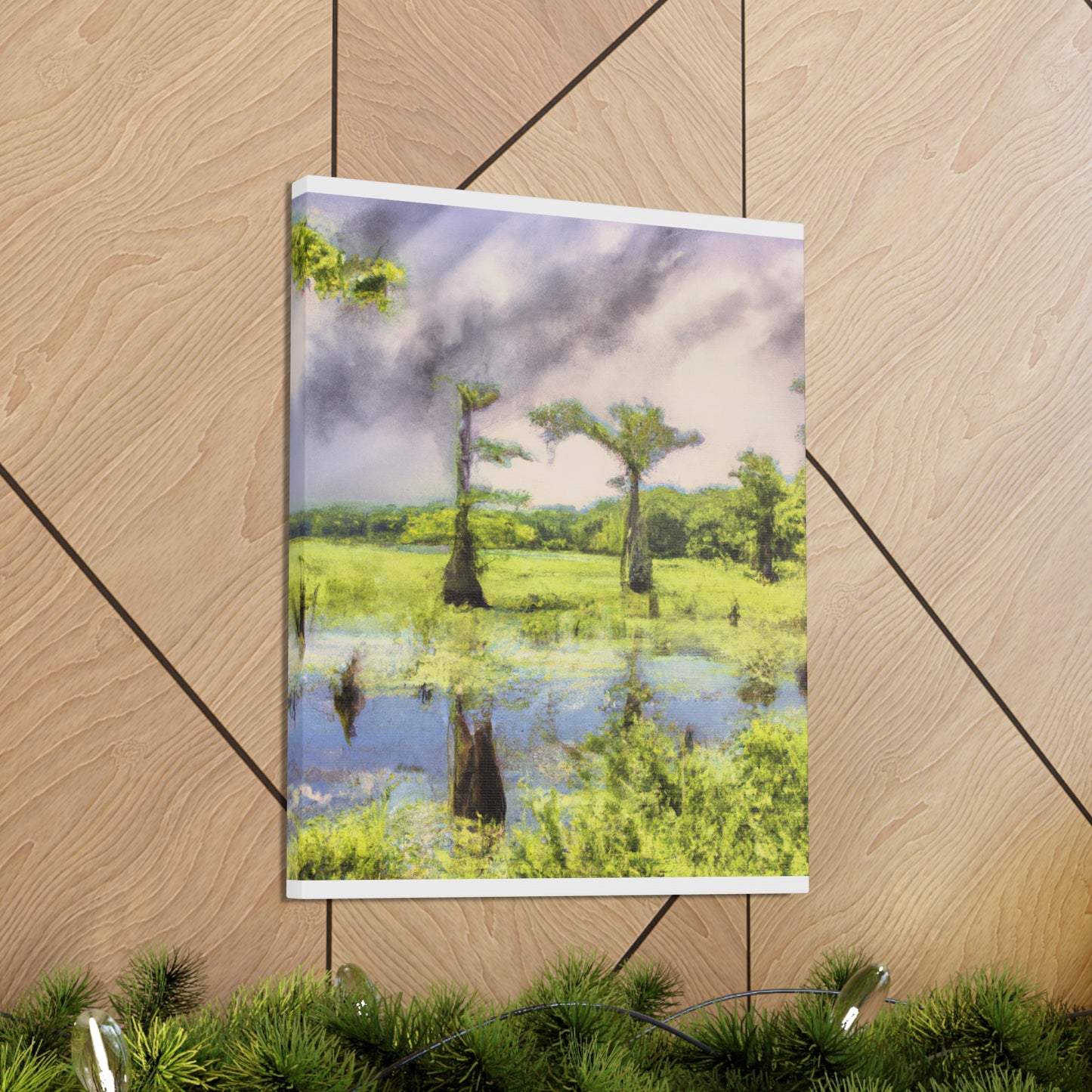 Dreamy Cypress Eden - Canvas