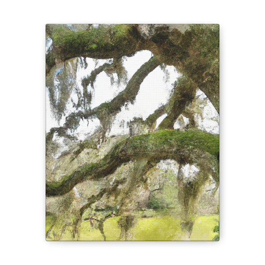 Live Oak Dreaming. - Canvas