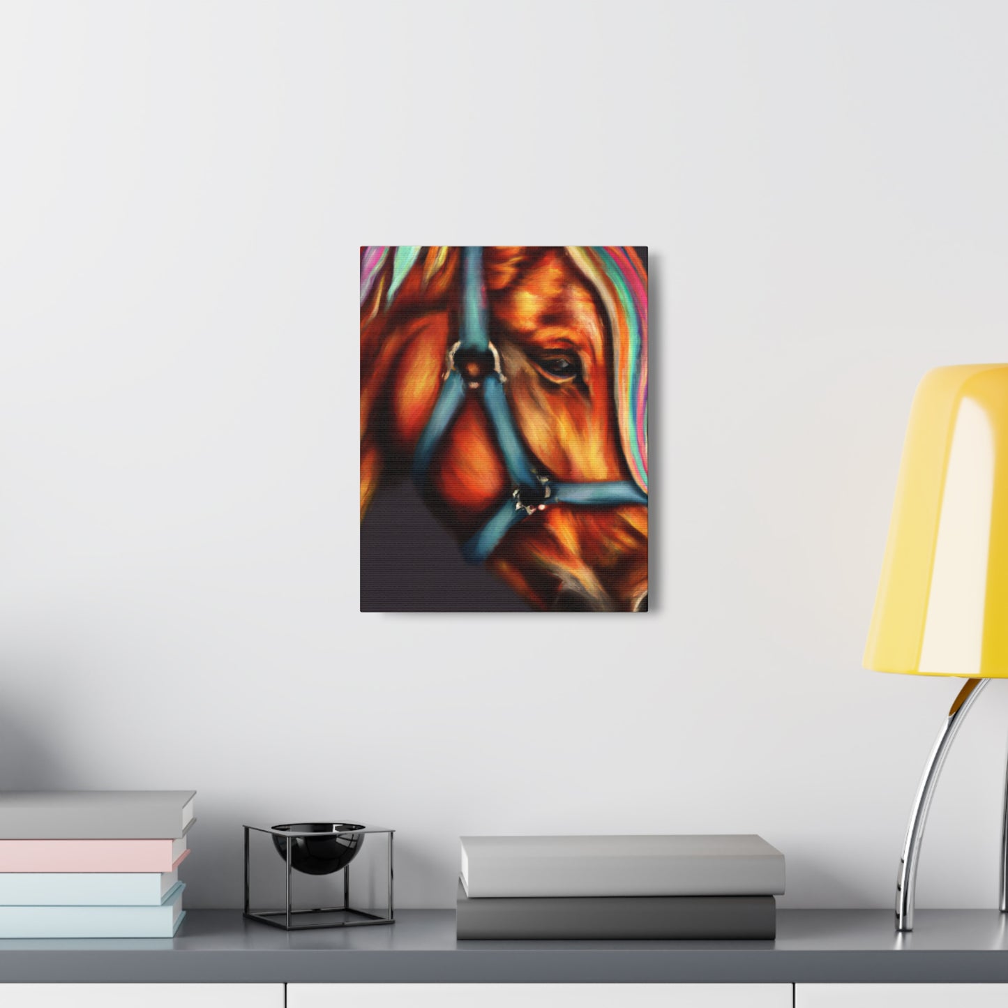 Rainbow Equine. - Canvas