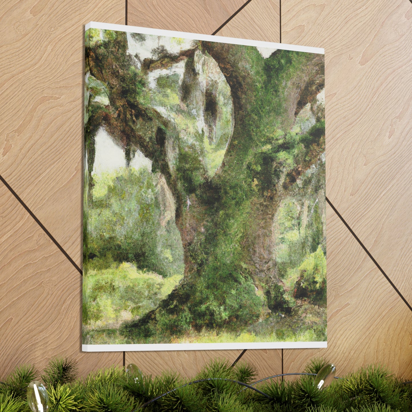 Mystic Moss Tree. - Canvas