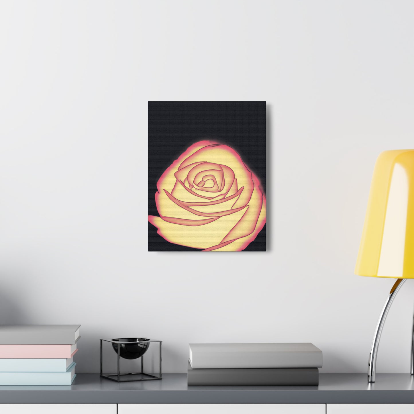 Abstract Rose Bloom. - Canvas