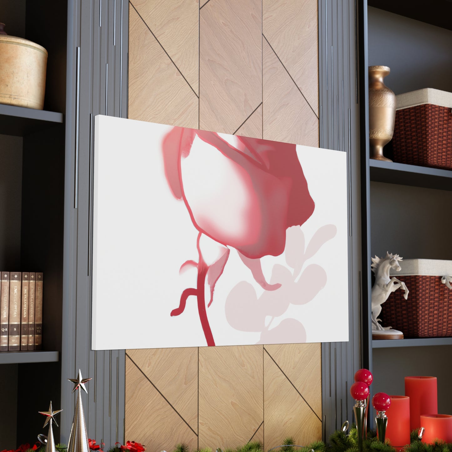 Abstract Floral Blush - Canvas