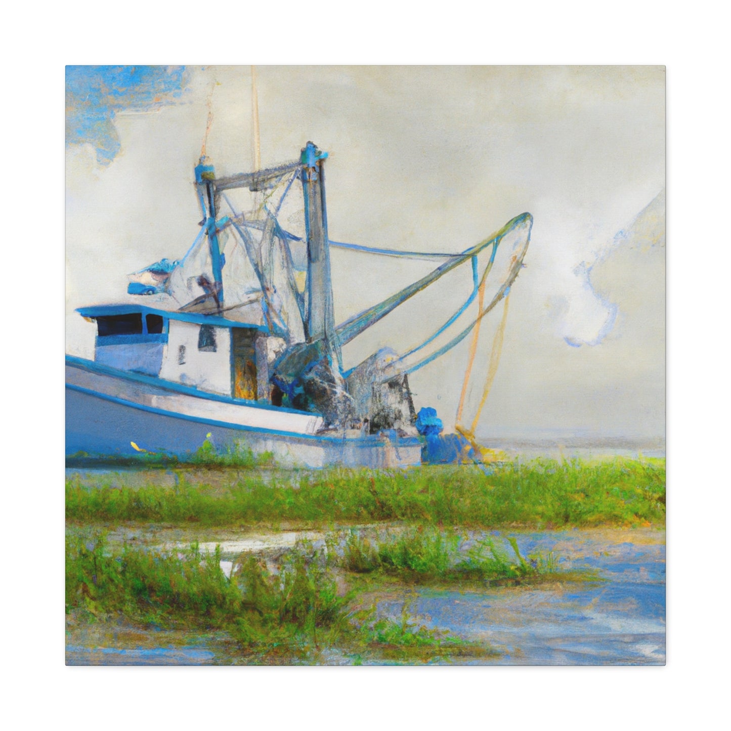 Marshy Seafarer Dream. - Canvas
