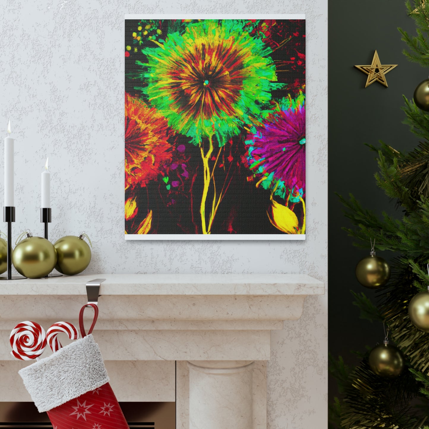 Radiant Blooms. - Canvas