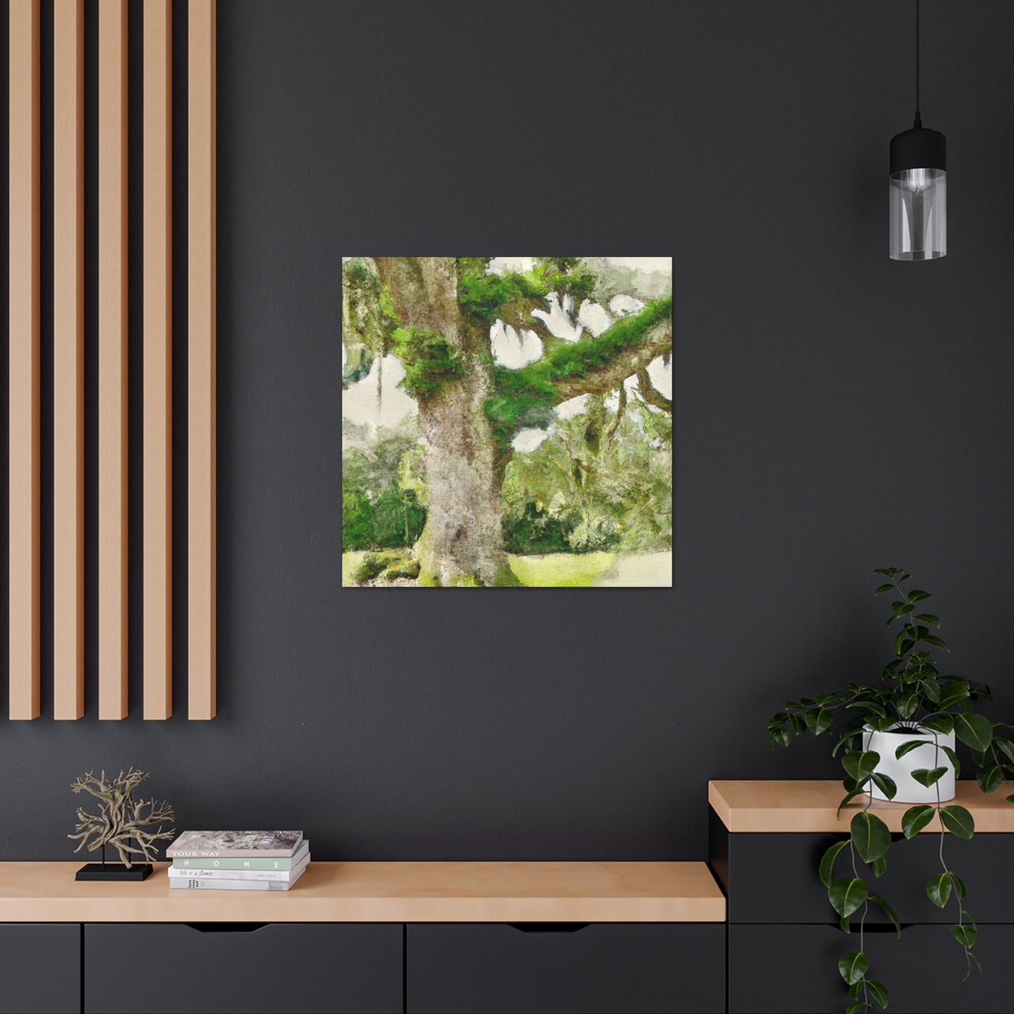 Rural Splendor Moss - Canvas