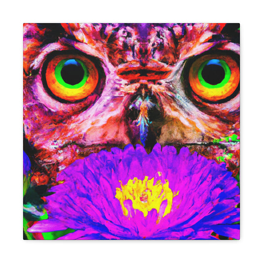 Owl's Oasis - Canvas