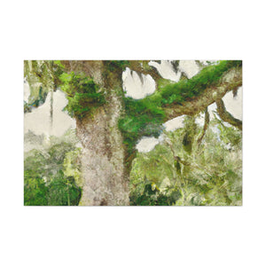 Rural Splendor Moss - Canvas