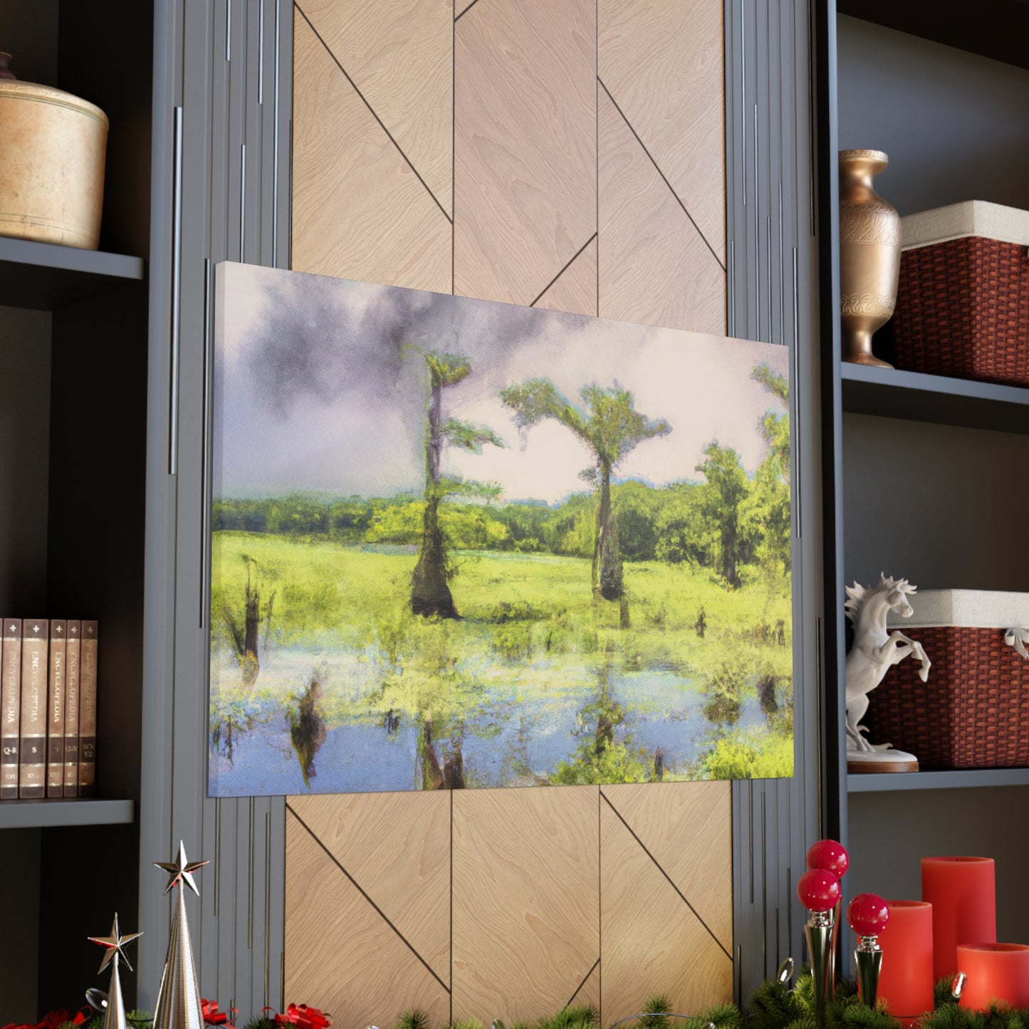 Dreamy Cypress Eden - Canvas