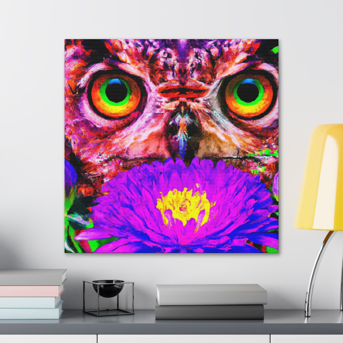 Owl's Oasis - Canvas