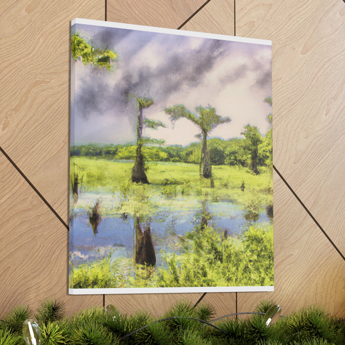 Dreamy Cypress Eden - Canvas