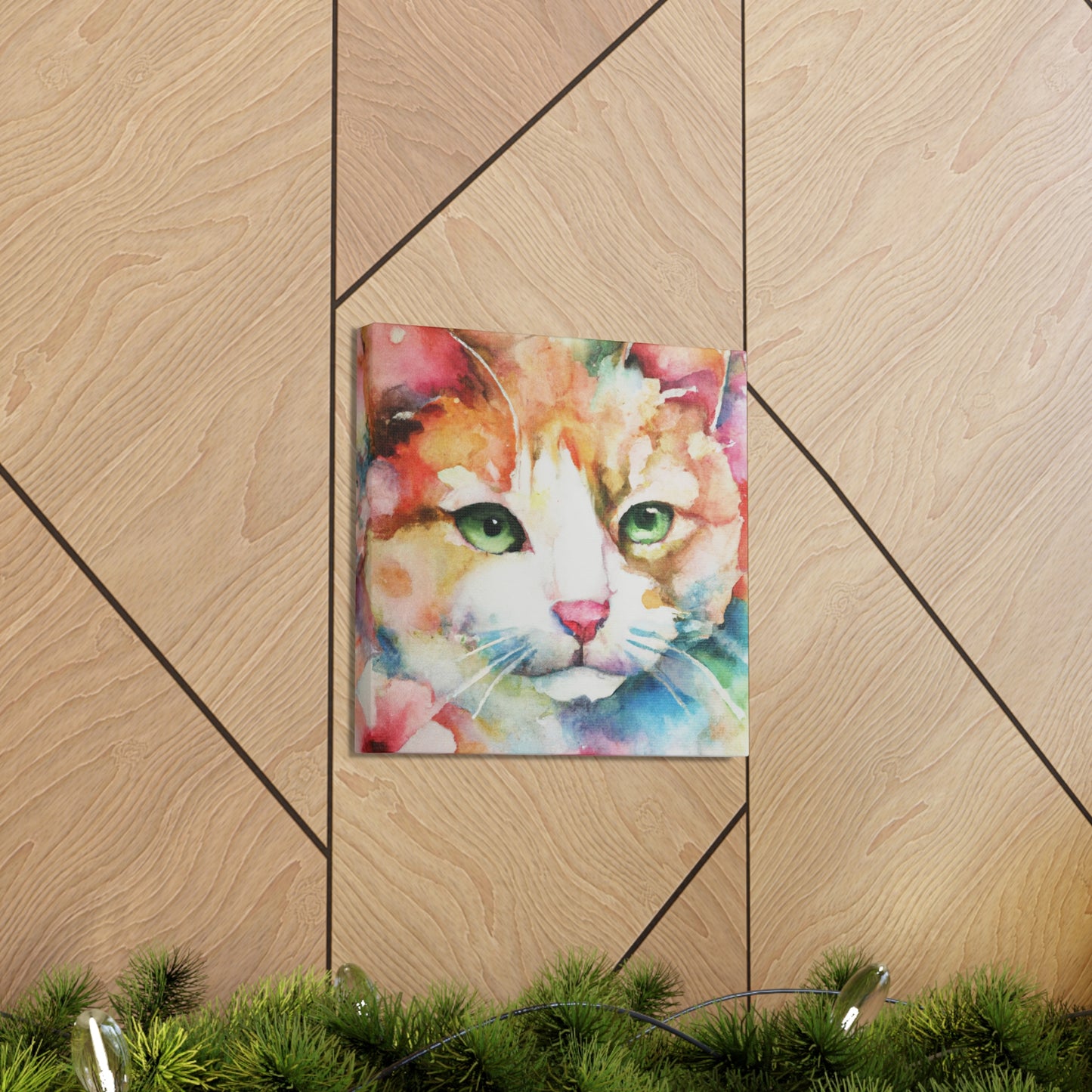 Cat Florabundance. - Canvas