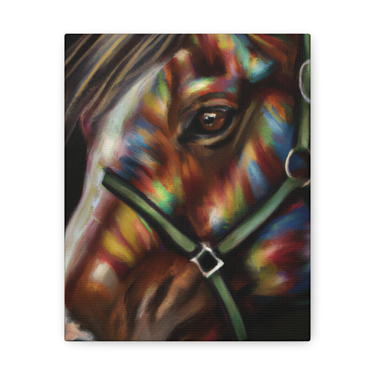 "Vivid Steed". - Canvas