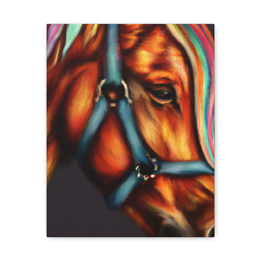 Rainbow Equine. - Canvas