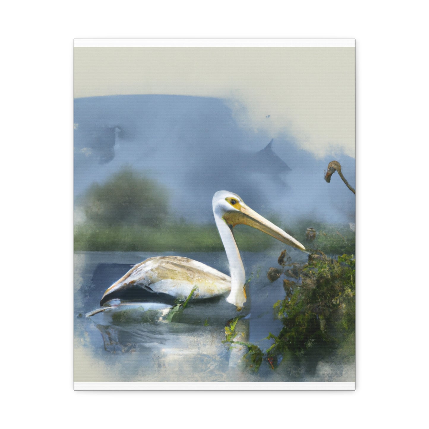 Majestic Water Pelican - Canvas