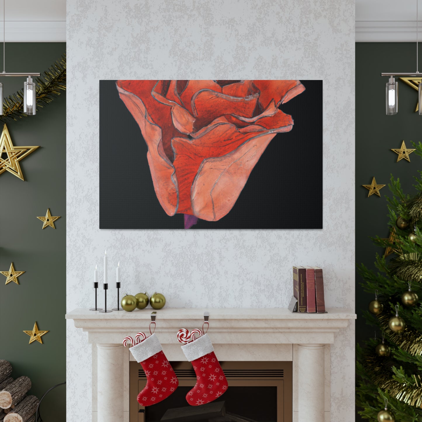 Abstract Blush Bloom - Canvas