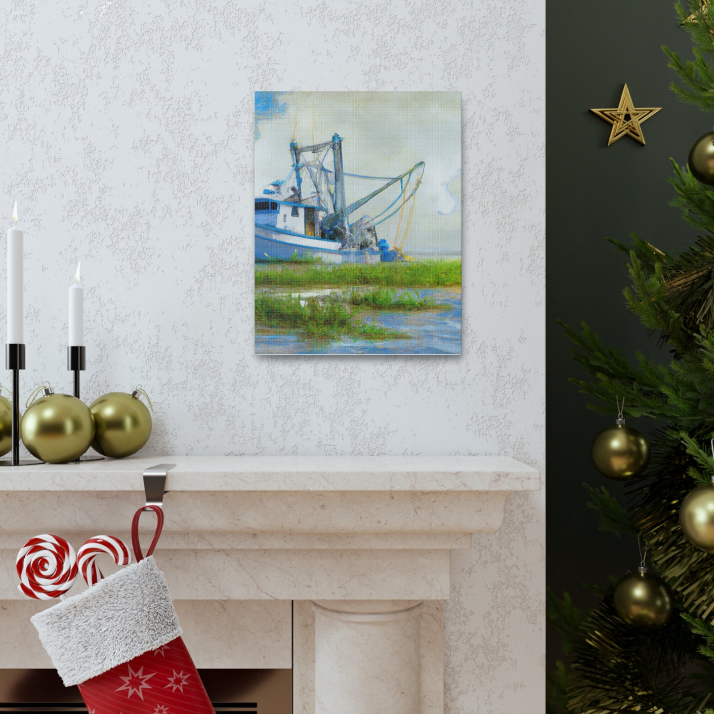 Marshy Seafarer Dream. - Canvas