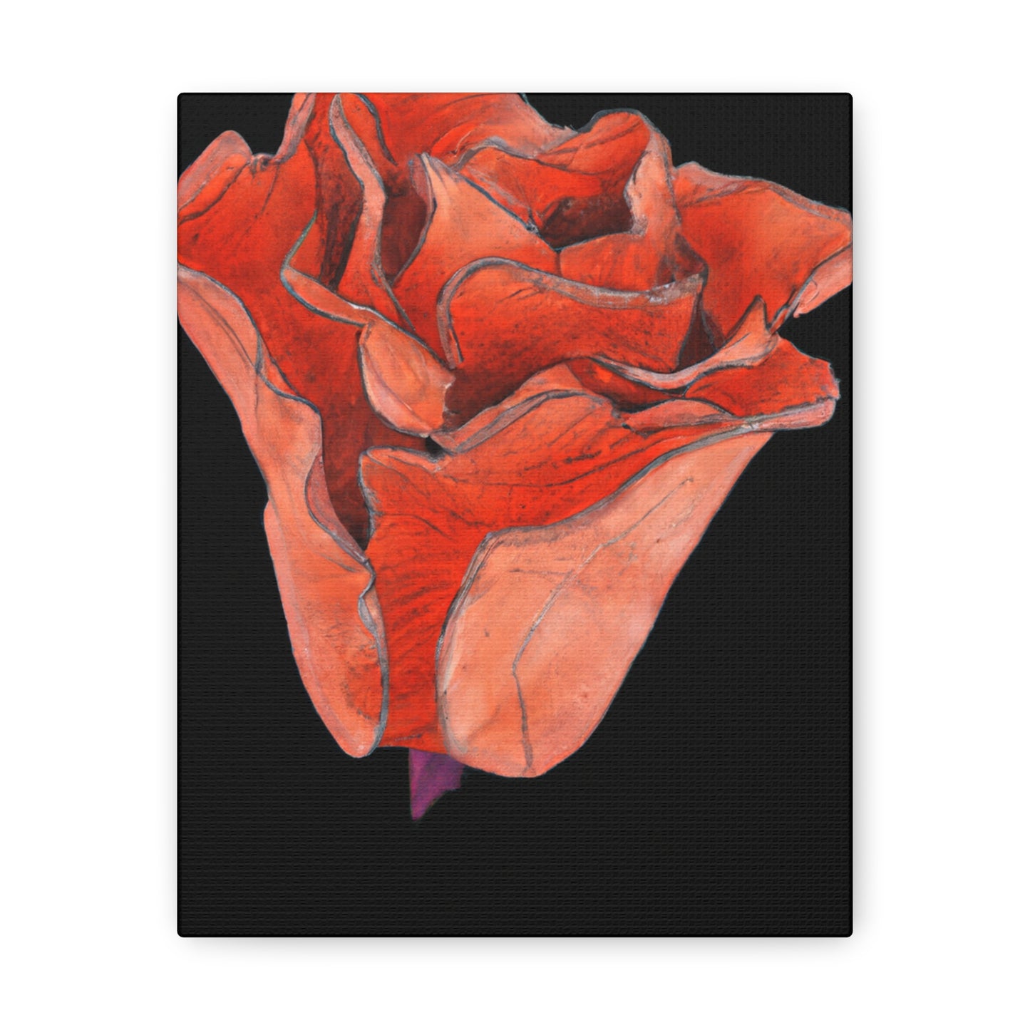 Abstract Blush Bloom - Canvas