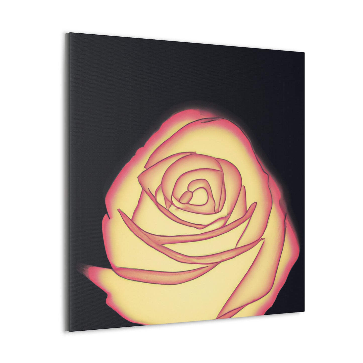 Abstract Rose Bloom. - Canvas